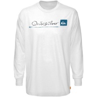 Quiksilver Waterman Standard Long Sleeve T-Shirt - White Quiksilver Waterman Standard Long Sleeve T-Shirt - White