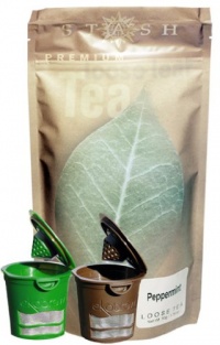 Stash Loose Leaf Peppermint Tea, 5.5-Ounce, 2 Ekobrew's for Keurig Single Serve Brewers(Buy Ekobrew's get 1 Tea Free)