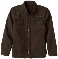Guess Boys 8-20 Jacket With Ripstop Trim,Olive,L(16/18) Guess Boys 8-20 Jacket With Ripstop Trim,Olive,L(16/18)