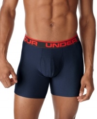 Keep yourself snug and comfortable with these boxer briefs from Under Armour®. Keep yourself snug and comfortable with these boxer briefs from Under Armour®.