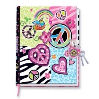Hot Focus Peace Diary with Lock and Keys Hot Focus Peace Diary with Lock and Keys