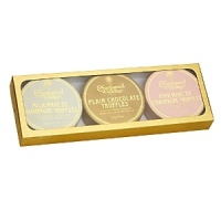 Contains Milk Marc de Champagne Truffles, Pink Marc de Champagne Truffles and Bucks Fizz Truffles. Contains Milk Marc de Champagne Truffles, Pink Marc de Champagne Truffles and Bucks Fizz Truffles.