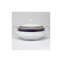Noritake Crestwood Cobalt Platinum Covered Vegetable Bowl Noritake Crestwood Cobalt Platinum Covered Vegetable Bowl