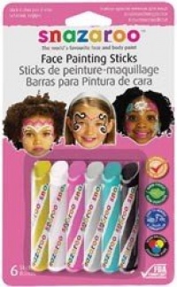 Snazaroo 6 Face Paint Sticks - Girls Set Snazaroo 6 Face Paint Sticks - Girls Set