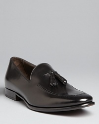 A tassel loafer adds distinction to your handsome attire whether you're dancing at a wedding or conducting business at the firm. A tassel loafer adds distinction to your handsome attire whether you're dancing at a wedding or conducting business at the firm.