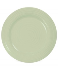 Celebrated chef and writer Sophie Conran introduces dinnerware designed for every step of the meal, from oven to table. A ribbed texture gives this sage salad plate from Portmeirion the charm of traditional hand-thrown pottery. Celebrated chef and writer Sophie Conran introduces dinnerware designed for every step of the meal, from oven to table. A ribbed texture gives this sage salad plate from Portmeirion the charm of traditional hand-thrown pottery.