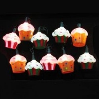 Kurt Adler UL1270 Cupcake Light Set, 10 Light Kurt Adler UL1270 Cupcake Light Set, 10 Light