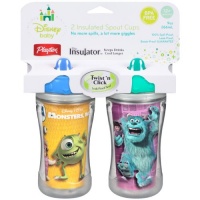 Playtex 2 Count Insulator Spout Cup, Monsters, 9 Ounce Playtex 2 Count Insulator Spout Cup, Monsters, 9 Ounce