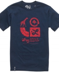 Anything but basic. This t-shirt from LRG brings casual style to a whole new level. Anything but basic. This t-shirt from LRG brings casual style to a whole new level.