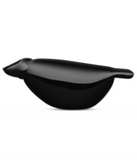 A minimalist design and glossy black wings bring iittala's raven to life. First hatched in 1972 by artist Oiva Toikka, the fanciful Birds collection captures the nuances of each creature in beautiful mouth-blown glass. A minimalist design and glossy black wings bring iittala's raven to life. First hatched in 1972 by artist Oiva Toikka, the fanciful Birds collection captures the nuances of each creature in beautiful mouth-blown glass.