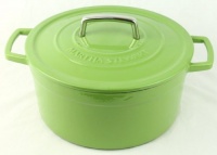 Green Enameled Cast Iron 6 Qt. Round Dutch Oven Casserole