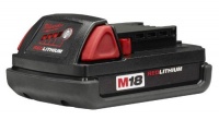 Milwaukee 48-11-1815 M18 Compact RED LITHIUM 18-Volt Lithium-ion Cordless Tool Battery Milwaukee 48-11-1815 M18 Compact RED LITHIUM 18-Volt Lithium-ion Cordless Tool Battery