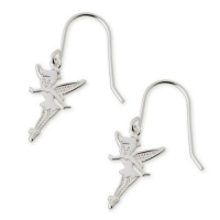 Disney Tinkerbelle Sterling Silver Hanging Earrings Disney Tinkerbelle Sterling Silver Hanging Earrings