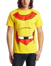 Mad Engine Men's Mighty Mouseman Or Mouse Tee, Yellow, Large Mad Engine Men's Mighty Mouseman Or Mouse Tee, Yellow, Large