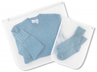 Whitmor 6154-140 Mesh Wash Bags, Set of 2, 1-large 21-inches x 18-inches and 1-small 11-inches x 15-inches Whitmor 6154-140 Mesh Wash Bags, Set of 2, 1-large 21-inches x 18-inches and 1-small 11-inches x 15-inches