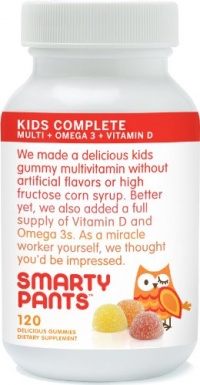 SmartyPants Gummy Vitamins with Omega 3 Fish Oil and Vitamin D, 120 Count SmartyPants Gummy Vitamins with Omega 3 Fish Oil and Vitamin D, 120 Count