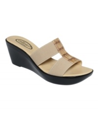 The stretchy gore straps of the comfy Ali wedge sandals by Callisto get a stylish upgrade thanks to the crocodile detail across the top. The wedged heel provides just the right amount of height. The stretchy gore straps of the comfy Ali wedge sandals by Callisto get a stylish upgrade thanks to the crocodile detail across the top. The wedged heel provides just the right amount of height.
