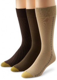 Gold Toe Men's Crew Fashion Patterned Dress Sock