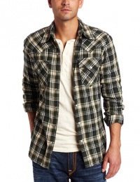 True Religion Men's Long Sleeve Rocky Plaid Western Shirt True Religion Men's Long Sleeve Rocky Plaid Western Shirt