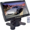 PYLE PLHR77 7'' Wide Screen TFT LCD Video Monitor w/Headrest Shroud and Universal Stand