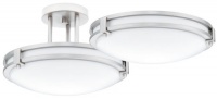 Lithonia Lighting 11750 BN M4 Saturn 26-Watt Single-Light Fluorescent Ceiling Fixture with White Acrylic Globe, Brushed Nickel Lithonia Lighting 11750 BN M4 Saturn 26-Watt Single-Light Fluorescent Ceiling Fixture with White Acrylic Globe, Brushed Nickel