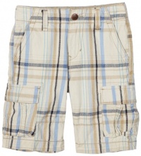 Levi's Boys 2-7 Toddler Cargo Short, Tan Plaid, 2T Levi's Boys 2-7 Toddler Cargo Short, Tan Plaid, 2T