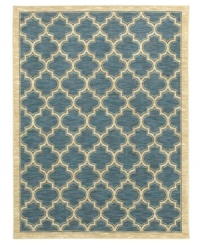 Reminiscent of classic Mediterranean textiles, this patterned area rug from Shaw Living presents a brilliant ogee design rendered in vibrant blue. Woven in the USA of ultra-durable and supremely soft EverTouch® nylon, this rug offers a stately tradition to any room. Reminiscent of classic Mediterranean textiles, this patterned area rug from Shaw Living presents a brilliant ogee design rendered in vibrant blue. Woven in the USA of ultra-durable and supremely soft EverTouch® nylon, this rug offers a stately tradition to any room.