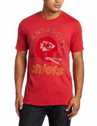 NFL Kansas City Chiefs Heather Vintage Short Sleeve Crew Men's NFL Kansas City Chiefs Heather Vintage Short Sleeve Crew Men's