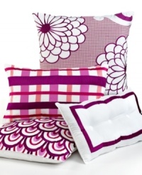 Graphic details! This Chevron Dots decorative pillow from Trina Turk features statement-making designs and sophisticated embroidery. Graphic details! This Chevron Dots decorative pillow from Trina Turk features statement-making designs and sophisticated embroidery.