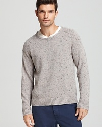 Add pep to your repertoire with this speckled crewneck sweater, a handsome layer when you're out shopping or watching a Hitchcock marathon at home. Add pep to your repertoire with this speckled crewneck sweater, a handsome layer when you're out shopping or watching a Hitchcock marathon at home.