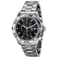 Tag Heuer Aquaracer Automatic Black Dial Chronograph Mens Watch CAP2110.BA0833