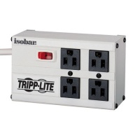 Tripp Lite ISOBAR4 Isobar Surge Protector Metal 4 Outlet 6 feet Cord 3330 Joules Tripp Lite ISOBAR4 Isobar Surge Protector Metal 4 Outlet 6 feet Cord 3330 Joules