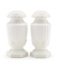 Lenox has been an American tradition for more than a century, combining superior craftsmanship with understated sophistication. The oversized Butler's Pantry dinnerware and dishes collection adds a vintage touch to your formal gatherings, in durable embossed white china with a dressy high sheen. Lenox has been an American tradition for more than a century, combining superior craftsmanship with understated sophistication. The oversized Butler's Pantry dinnerware and dishes collection adds a vintage touch to your formal gatherings, in durable embossed white china with a dressy high sheen.