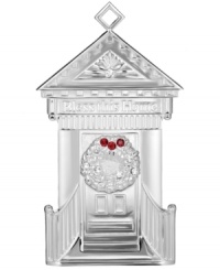 You can't beat home sweet home for the holidays and, with this pretty silver-plated ornament, you'll never forget it. Featuring sparkling red and white accents and the words, Bless this Home. From Waterford. You can't beat home sweet home for the holidays and, with this pretty silver-plated ornament, you'll never forget it. Featuring sparkling red and white accents and the words, Bless this Home. From Waterford.
