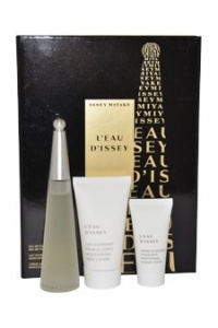 L'eau D'issey Issey Miyake For Women 3 Pc Gift Set Floral Aquatic Scent Lotus Freesia Cyclamen L'eau D'issey Issey Miyake For Women 3 Pc Gift Set Floral Aquatic Scent Lotus Freesia Cyclamen