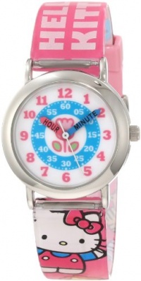 Hello Kitty Kids' HKKQ2795 Time Teachers Watch