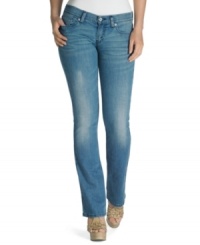 Classic bootcut style plus a rich, whiskered wash equal the perfect city jeans! From Levi's. Classic bootcut style plus a rich, whiskered wash equal the perfect city jeans! From Levi's.