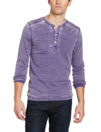Marc Ecko Cut & Sew Men's Burnout Thermal Henley Shirt Marc Ecko Cut & Sew Men's Burnout Thermal Henley Shirt