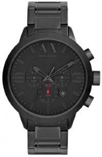 Armani Exchange Mens Black Metal Bracelet Watch Armani Exchange Mens Black Metal Bracelet Watch