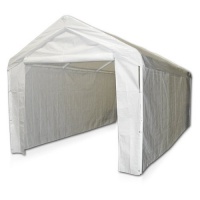 Domain Carport Enclosure Sidewall Kit, White Domain Carport Enclosure Sidewall Kit, White