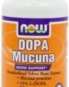 NOW Foods Dopa Mucuna Mood Support 15% L-Dopa,90 Vcaps