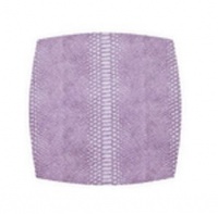 Kim Seybert Anaconda Set of Four 15 in Sq Placemats - Lilac Kim Seybert Anaconda Set of Four 15 in Sq Placemats - Lilac