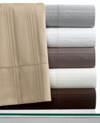 Hotel Collection Stripe 600T Graphite (Gray) Queen Fitted Sheet Hotel Collection Stripe 600T Graphite (Gray) Queen Fitted Sheet