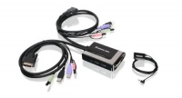 IOGEAR 2-Port USB DVI-D Cable KVM with Audio and Mic GCS932UB (Black) IOGEAR 2-Port USB DVI-D Cable KVM with Audio and Mic GCS932UB (Black)