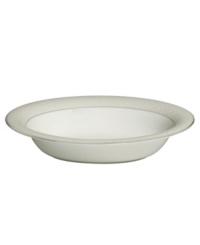 A glistening mosaic covers the Opalene vegetable bowl in colors that evoke the precious opal gem. These soft, creamy hues and bands of lustrous platinum infuse Royal Doulton's bone china collection with modern and decidedly feminine grace. A glistening mosaic covers the Opalene vegetable bowl in colors that evoke the precious opal gem. These soft, creamy hues and bands of lustrous platinum infuse Royal Doulton's bone china collection with modern and decidedly feminine grace.