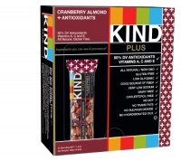 KIND PLUS, Cranberry Almond + Antioxidants, Gluten Free Bars 1.4 OZ (Pack of 12) KIND PLUS, Cranberry Almond + Antioxidants, Gluten Free Bars 1.4 OZ (Pack of 12)