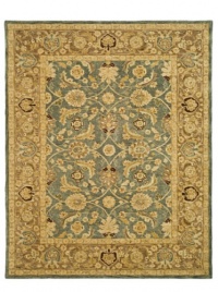 Safavieh Anatolia Collection Handmade Rug, Blue/Brown, 4' x 6' Safavieh Anatolia Collection Handmade Rug, Blue/Brown, 4' x 6'