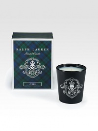 Encased in a glass holder adorned with a whimsical skull-and-crossbones crest, the Ayers candle is scented with a fragrant blend of Valencia orange, clove, cinnamon bark and red amber. GlassSoy blend wax9.5 oz.Made in USA Encased in a glass holder adorned with a whimsical skull-and-crossbones crest, the Ayers candle is scented with a fragrant blend of Valencia orange, clove, cinnamon bark and red amber. GlassSoy blend wax9.5 oz.Made in USA