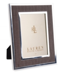 Make memories beautiful. The impeccably tailored Knotting Hill picture frame combines a traditional herringbone pattern with timeless silver plate. From Lauren Ralph Lauren. Make memories beautiful. The impeccably tailored Knotting Hill picture frame combines a traditional herringbone pattern with timeless silver plate. From Lauren Ralph Lauren.