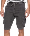 The long and short of it. You'll be solidly set in style and comfort in these cargo shorts from Lucky Brand Jeans.